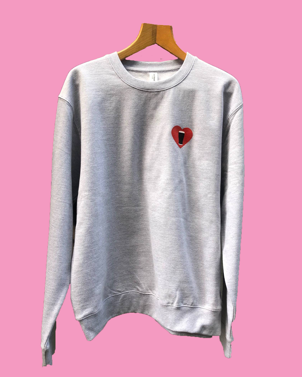 LOVE PINTS Sweatshirt Grey